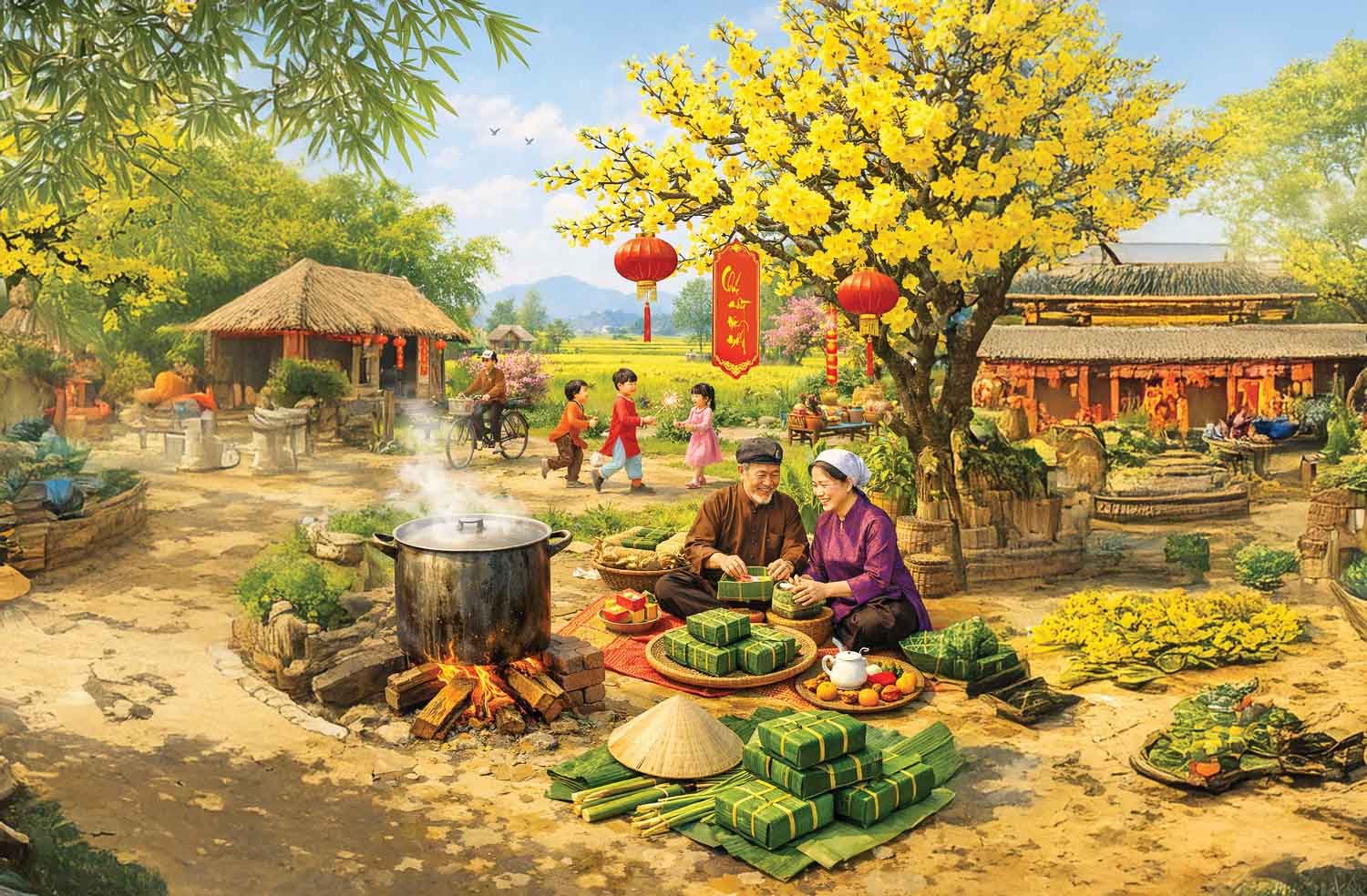 Filling Tet with hearts
