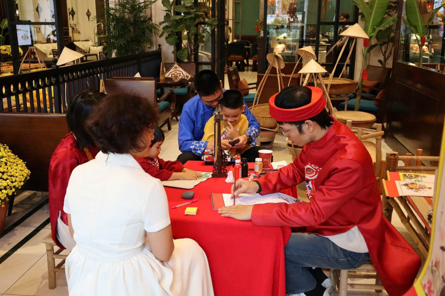 Tet food market at Potique Hotel Nha Trang
