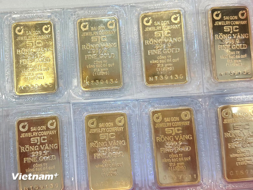Gold up, dollar down