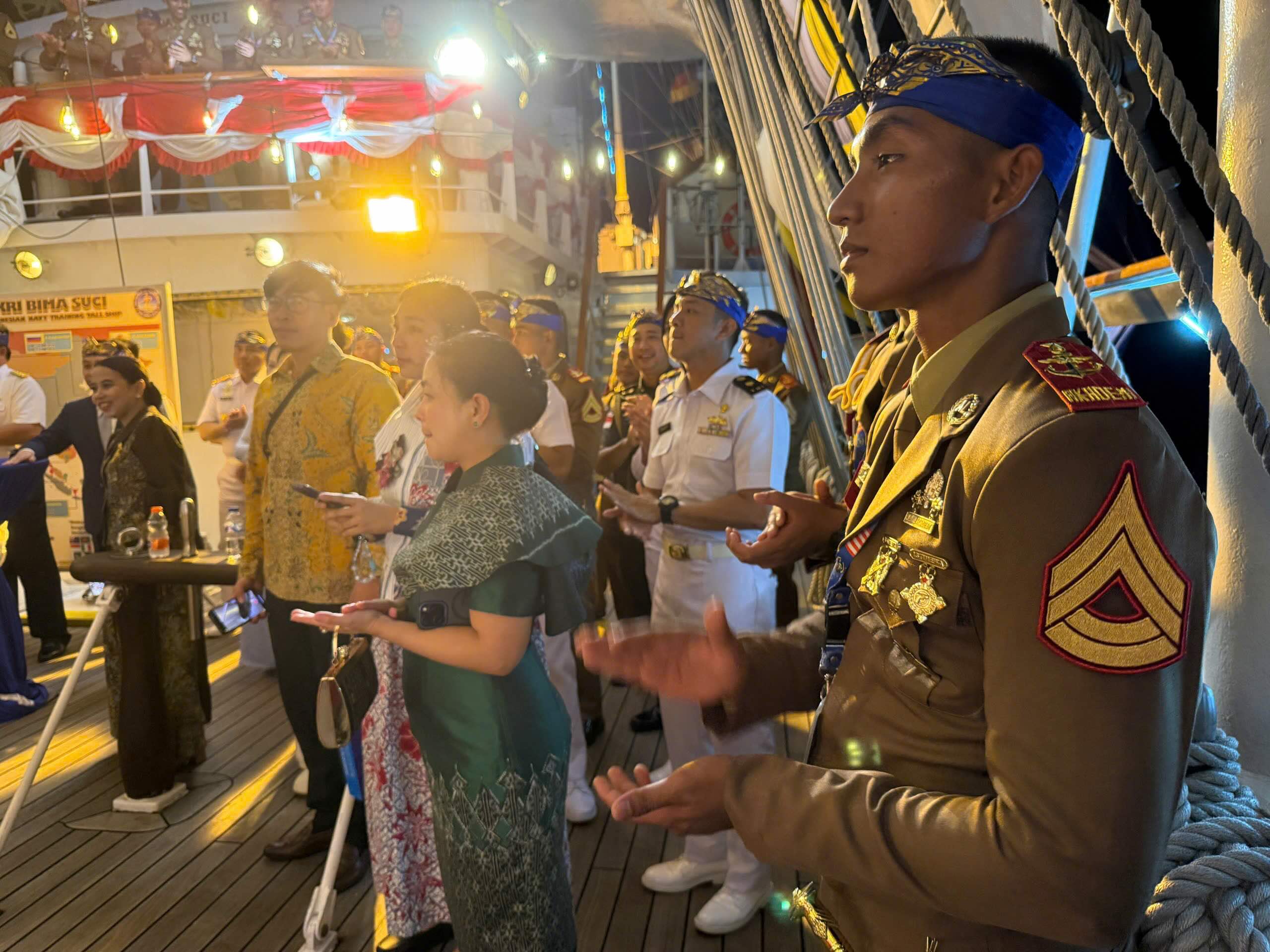 Indonesian naval training ship visits HCMC to strengthen bilateral ties