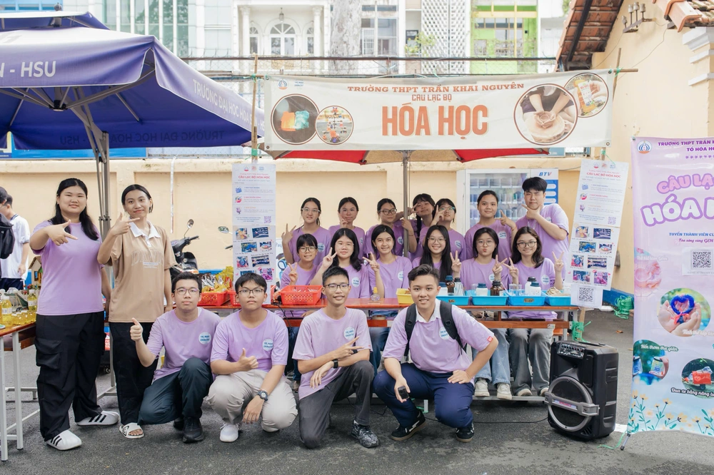 Teen Trường THPT Trần Khai Nguyên cùng tạo nên khởi đầu mới tại ngày hội đón tân binh- Ảnh 16.