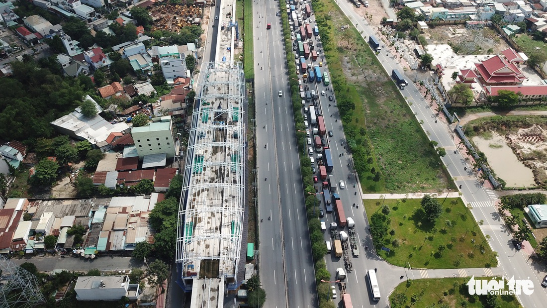 Hoàn thành lắp vòm hai nhà ga metro Bến Thành - Suối Tiên - Ảnh 8.