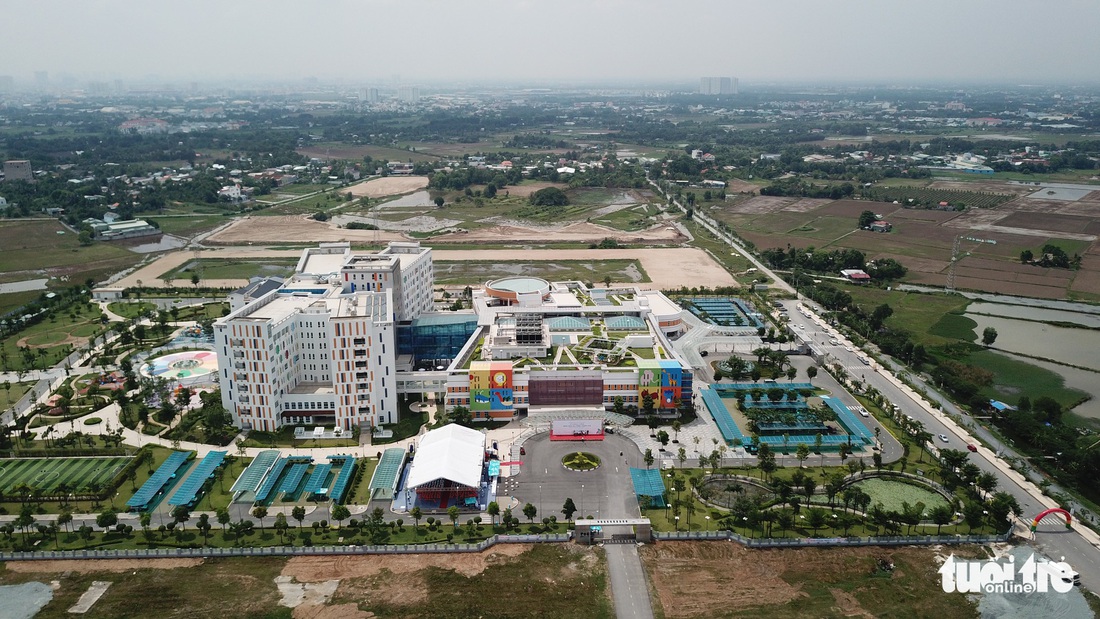 Cận cảnh bệnh viện nhi 4.500 tỉ có bãi trực thăng tại TP.HCM - Ảnh 3. Cận cảnh bệnh viện nhi 4.500 tỉ có bãi trực thăng tại TP.HCM - Ảnh 3.