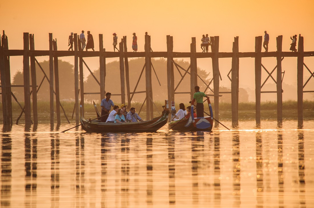 Đi Mandalay ngắm hoàng hôn ở cầu U Bein - Ảnh 10.