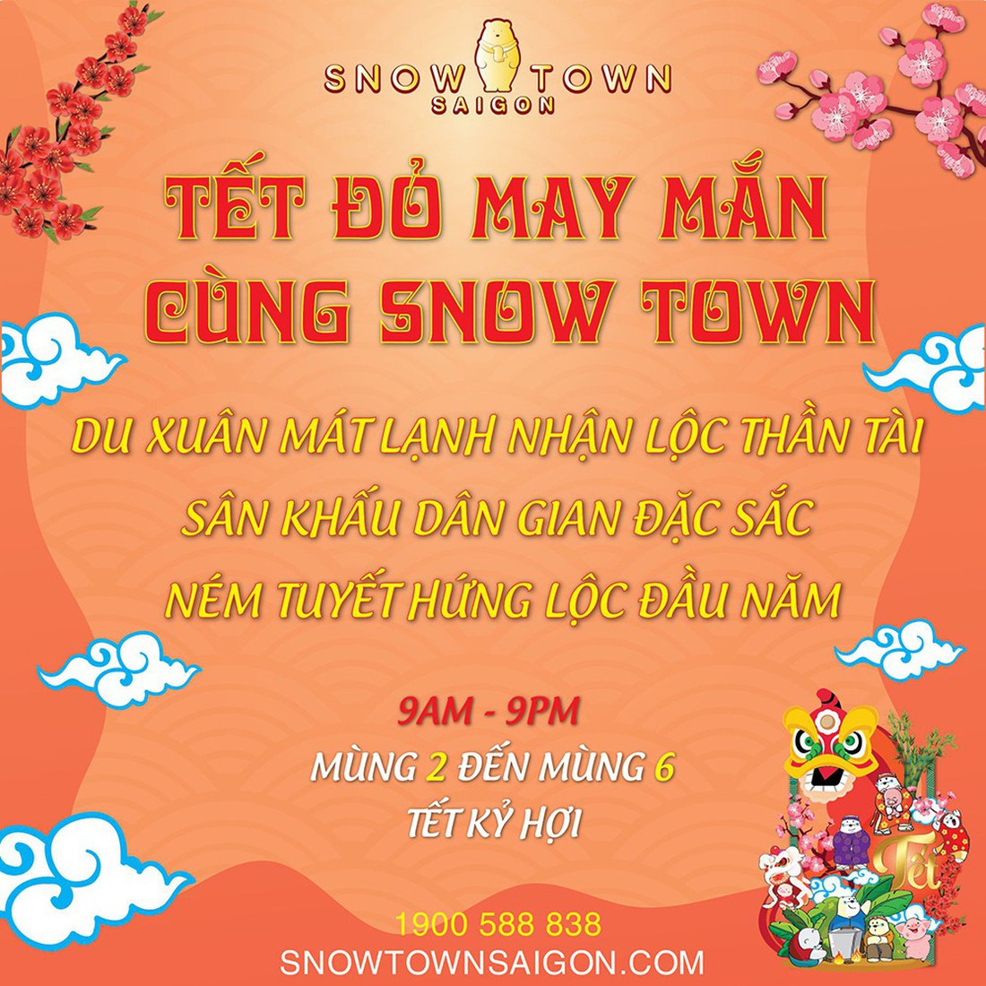 Tận hưởng “Tết đỏ” may mắn cả năm tại Snow Town - Ảnh 8.