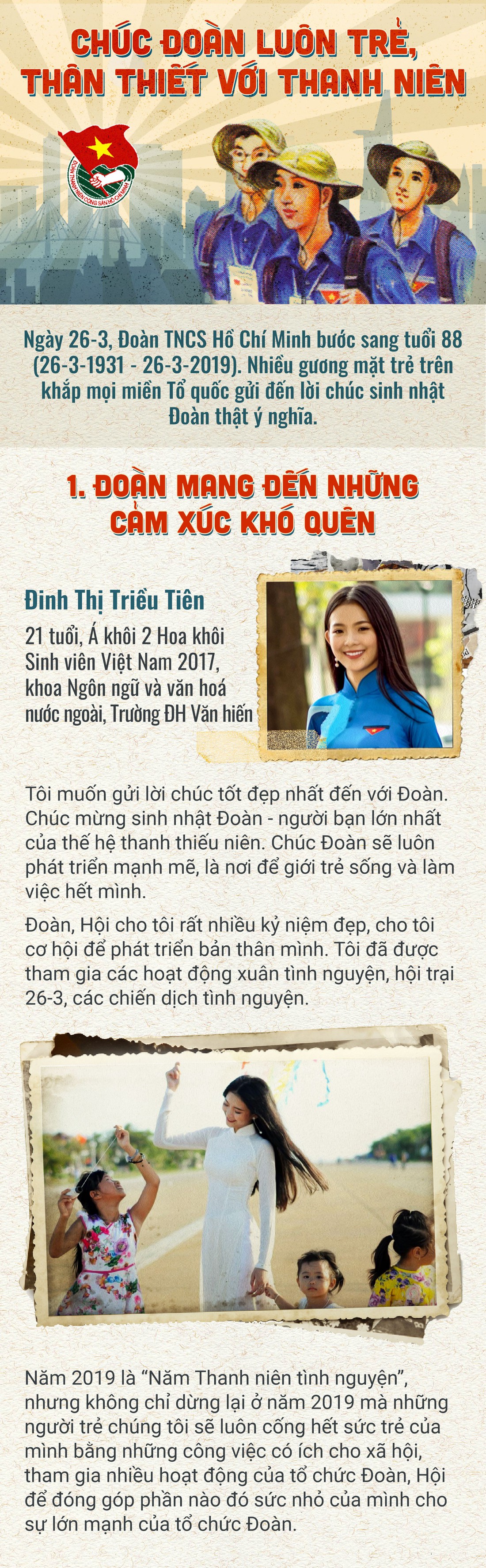 Chúc Đoàn luôn trẻ, thân thiết với thanh niên - Ảnh 1.