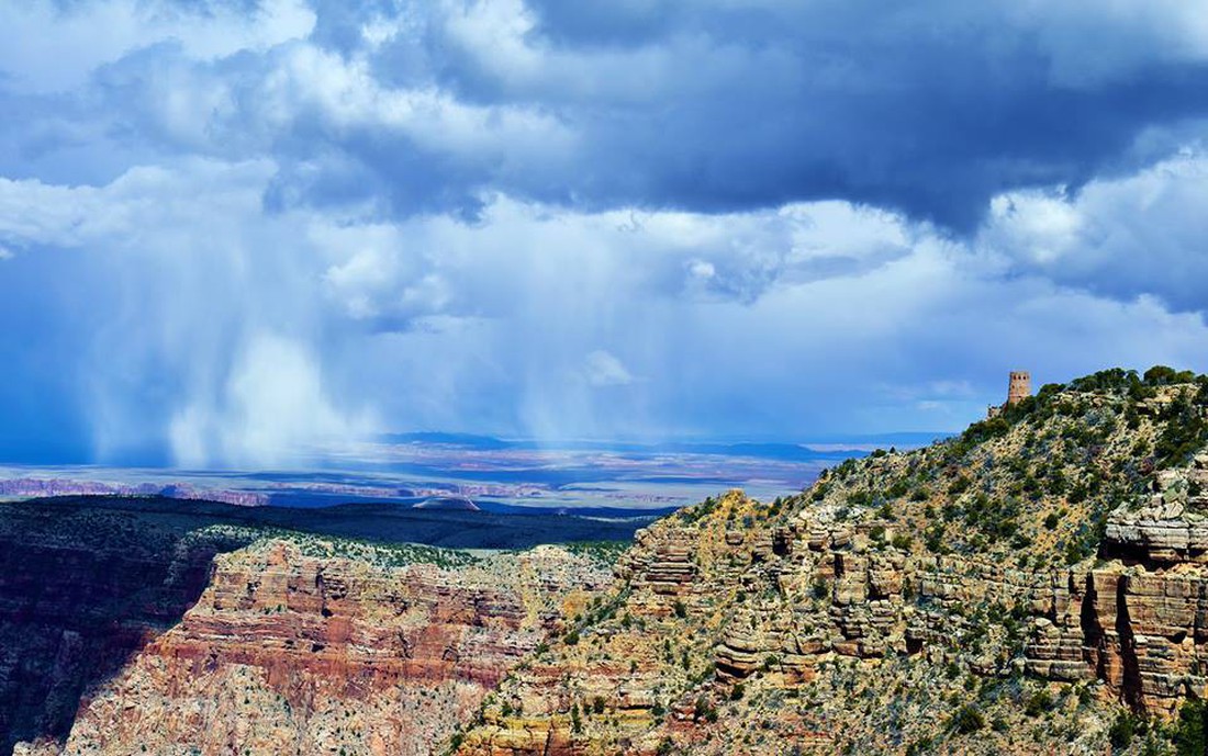 Kỳ quan Grand Canyon tráng lệ mùa tuyết rơi - Ảnh 11.