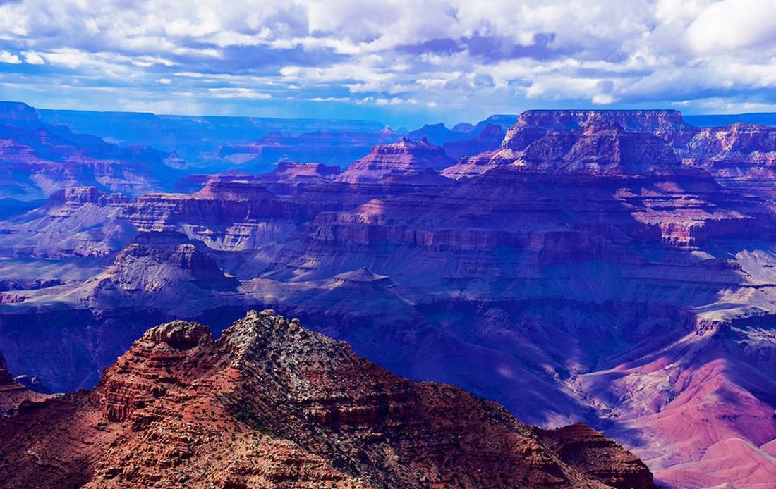 Kỳ quan Grand Canyon tráng lệ mùa tuyết rơi - Ảnh 12.