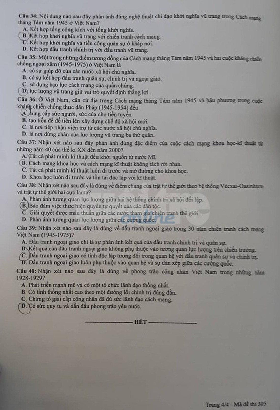 Đáp án môn địa lý THPT quốc gia 2019 - Ảnh 7.