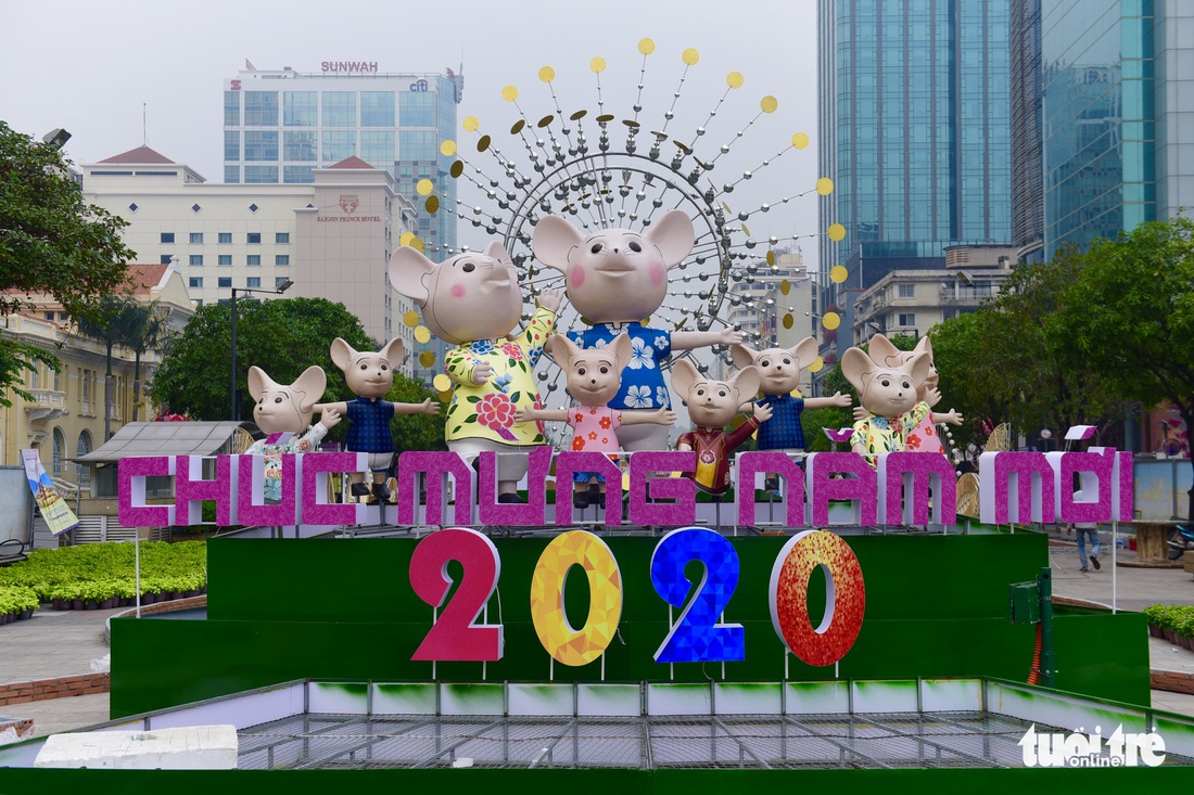 Đường hoa Nguyễn Huệ 2020 dự kiến xong từ 26 Tết - Ảnh 8. Đường hoa Nguyễn Huệ 2020 dự kiến xong từ 26 Tết - Ảnh 8.