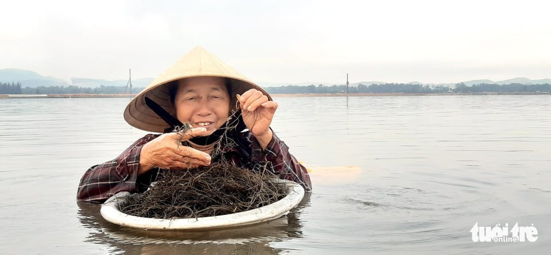 Ngâm mình trên sông vớt rong câu lúc bình minh - Ảnh 11.