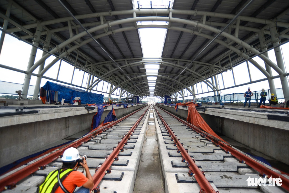 Cận cảnh các nhà ga trên cao tuyến metro Bến Thành - Suối Tiên - Ảnh 5.