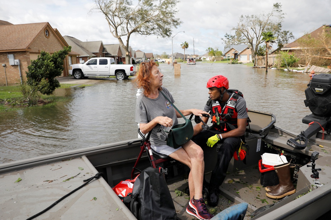 Chùm ảnh bang Louisiana tan hoang vì bão Ida - Ảnh 4.