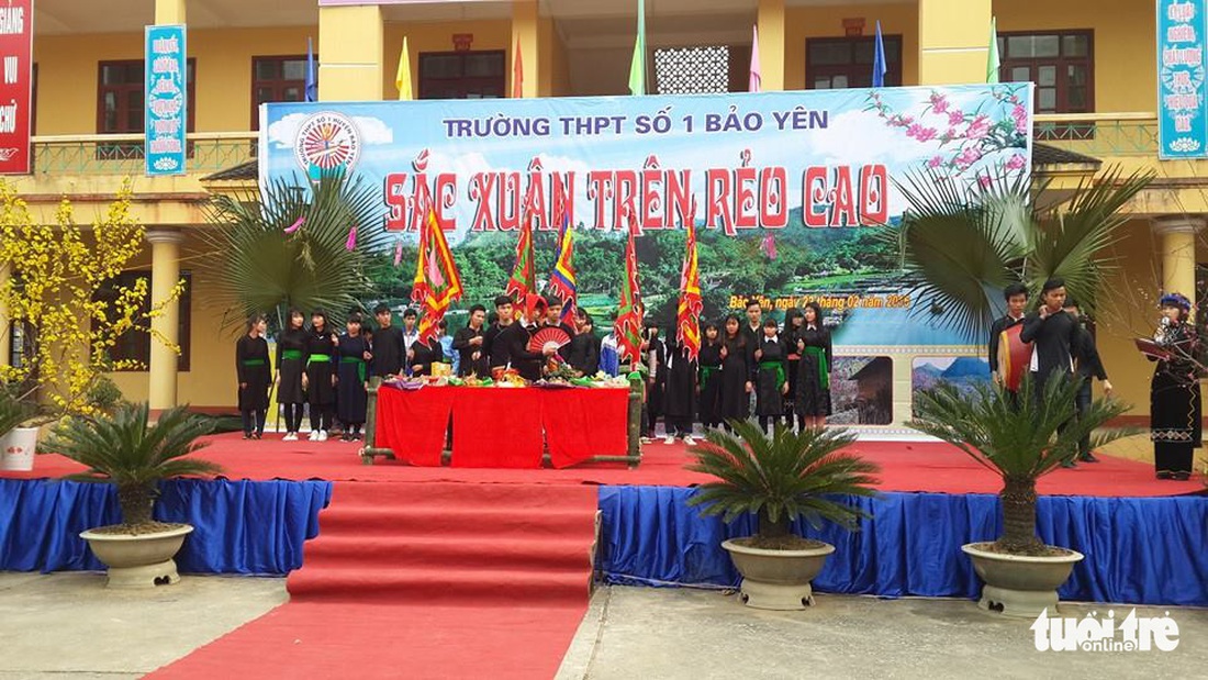 Sắc màu văn hóa Tết trong sân trường - Ảnh 3. Sắc màu văn hóa Tết trong sân trường - Ảnh 3.