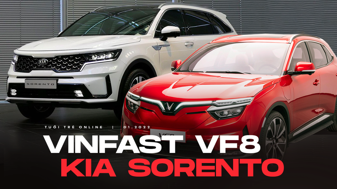 VinFast VF8 đấu Kia Sorento: Cuộc chiến SUV Việt - Hàn tầm giá 1,2 tỉ đồng - Ảnh 1.