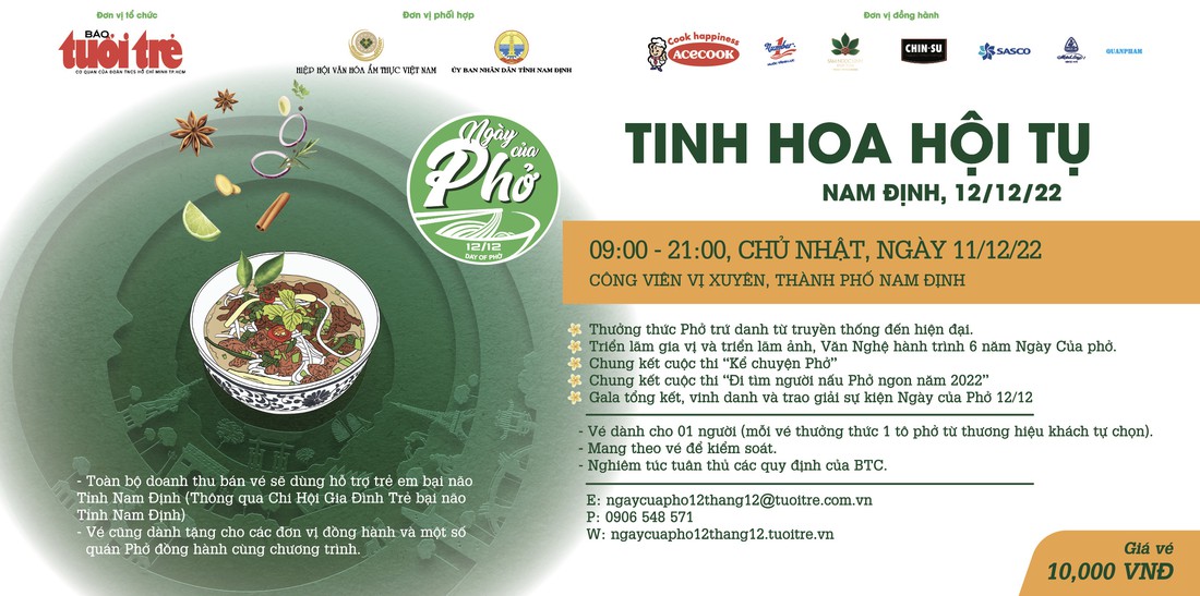 Cùng Ngày của phở 12-12 mang phở yêu thương đến các cháu bại não - Ảnh 2.