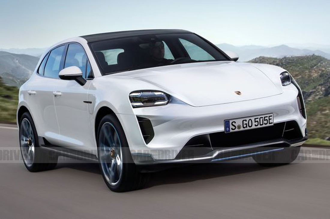 Porsche Macan thế hệ mới để lộ màn hình lạ sau vô lăng - Ảnh 4.