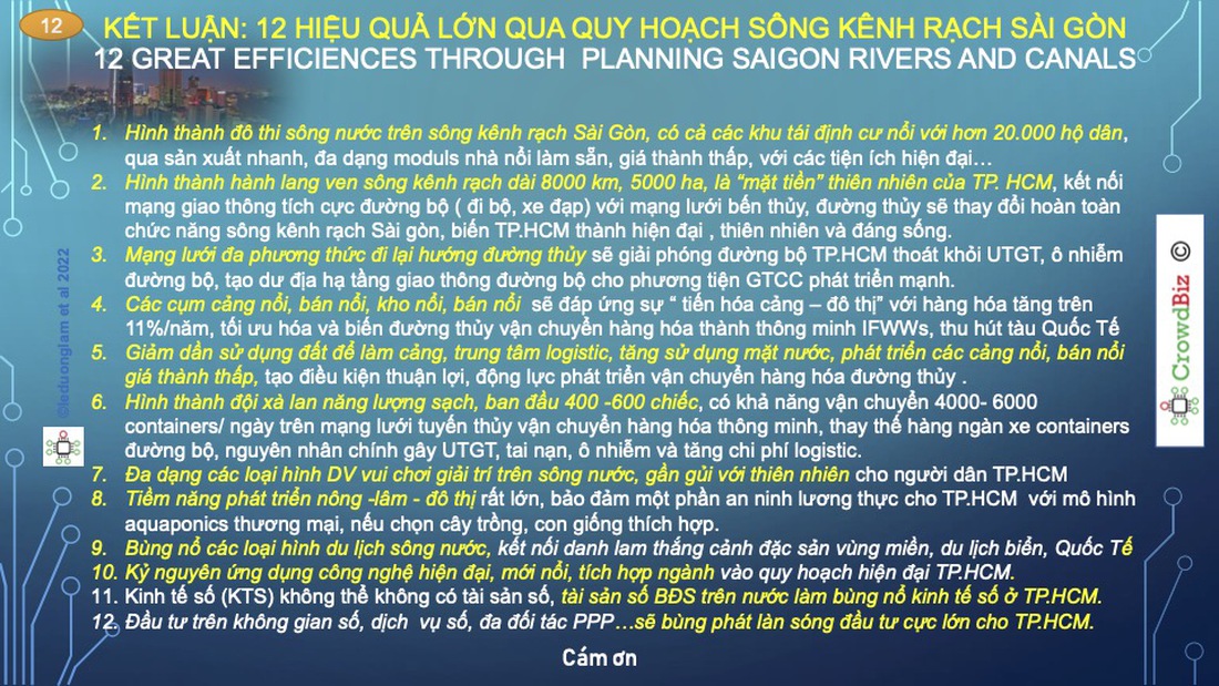 Quy hoạch và phát triển sông Sài Gòn - Hiệu quả lớn khi ứng dụng công nghệ - Ảnh 17.