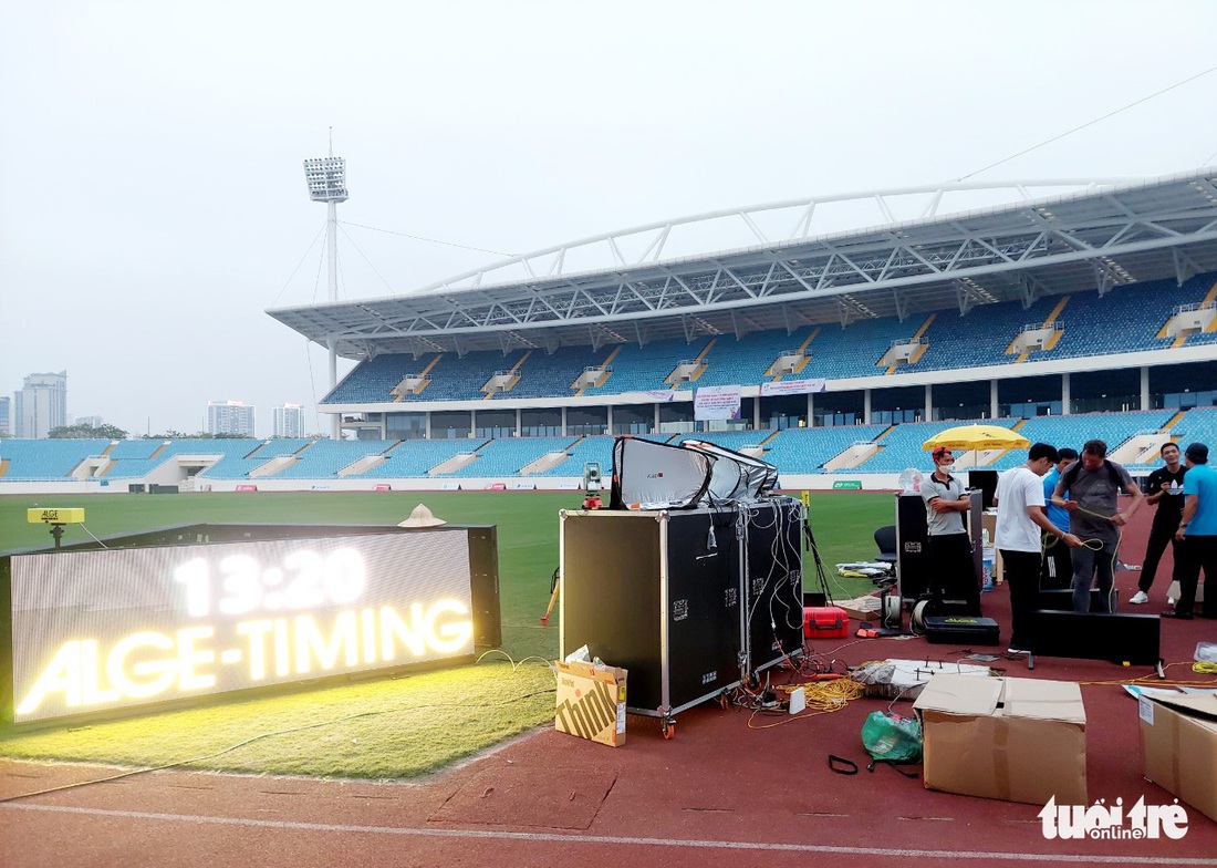 Vận hành hệ thống thi đấu điền kinh SEA Games 31, xuất hiện nhiều sự cố... gây cười! - Ảnh 3.