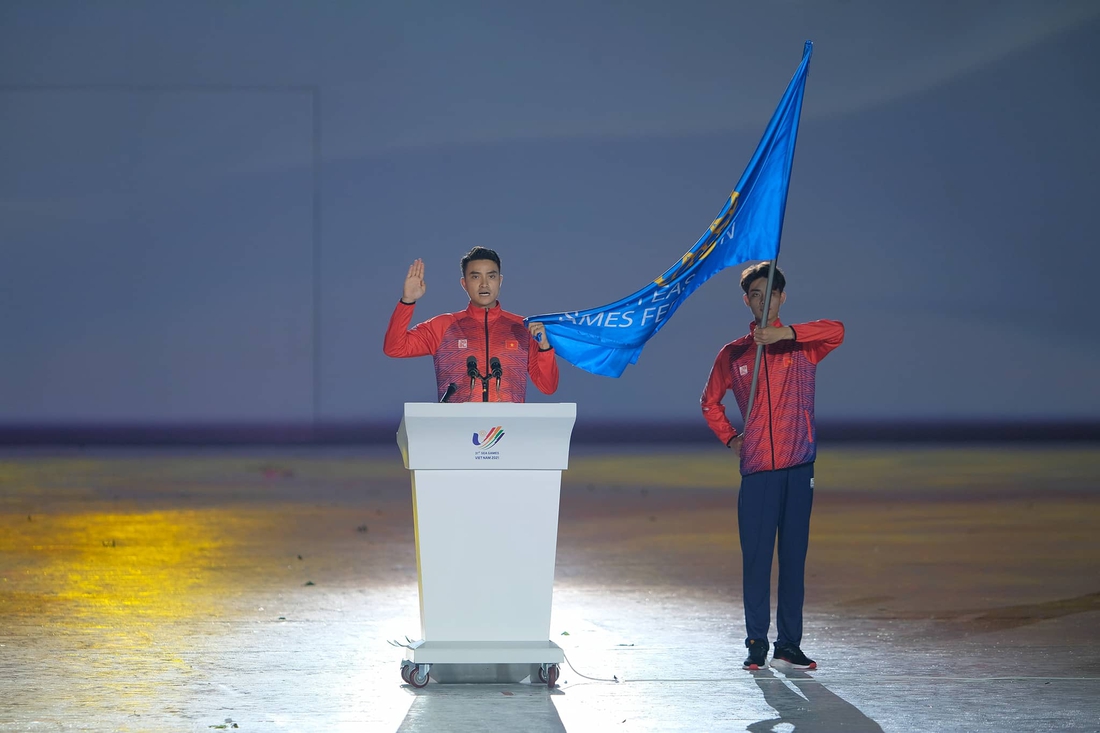 SEA Games 31 khai mạc bằng bữa tiệc âm thanh và ánh sáng hoành tráng - Ảnh 8.