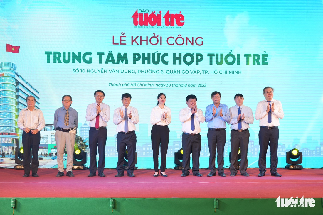 Sáng nay 30-8, lễ khởi công xây dựng Trung tâm Phức hợp báo Tuổi Trẻ - Ảnh 7.