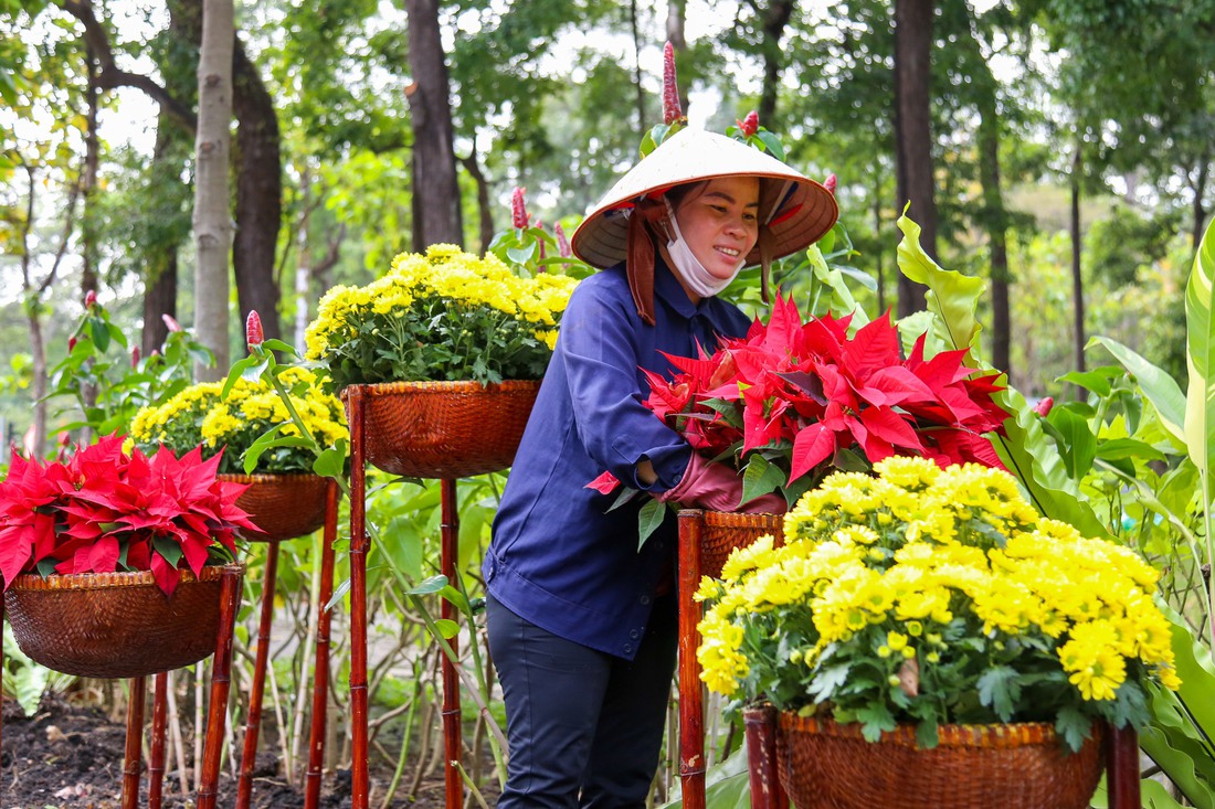 Không khí Tết ngập tràn ở TP.HCM - Ảnh 3.