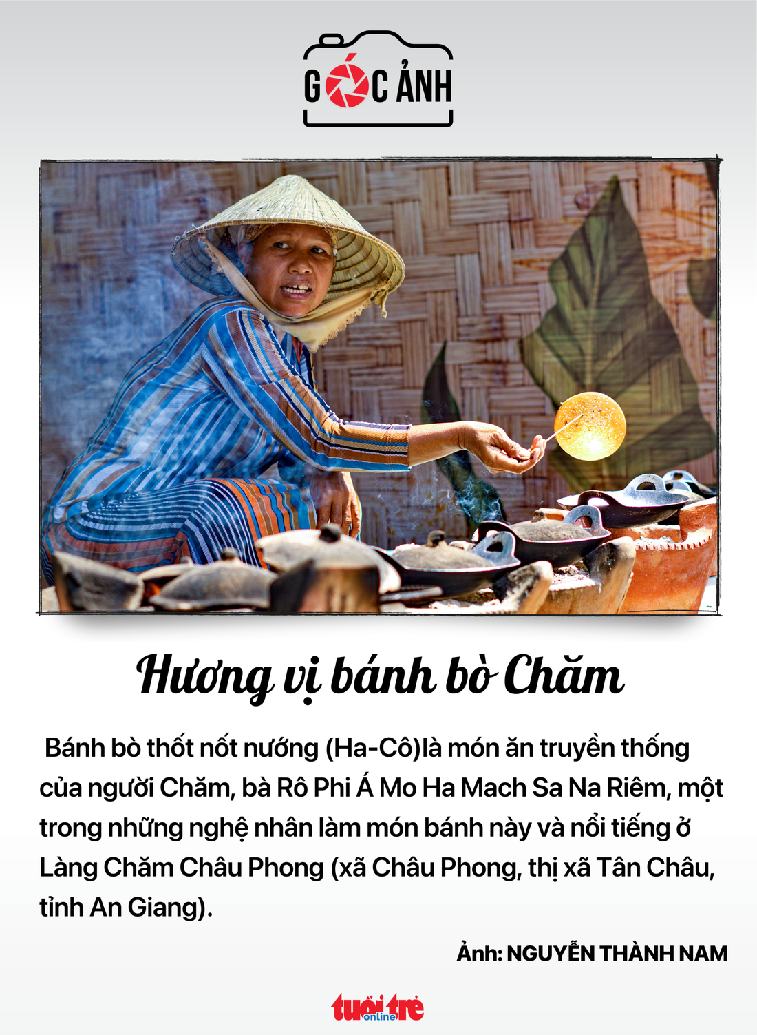 Hương vị bánh bò Chăm - Ảnh: NGUYỄN THÀNH NAM