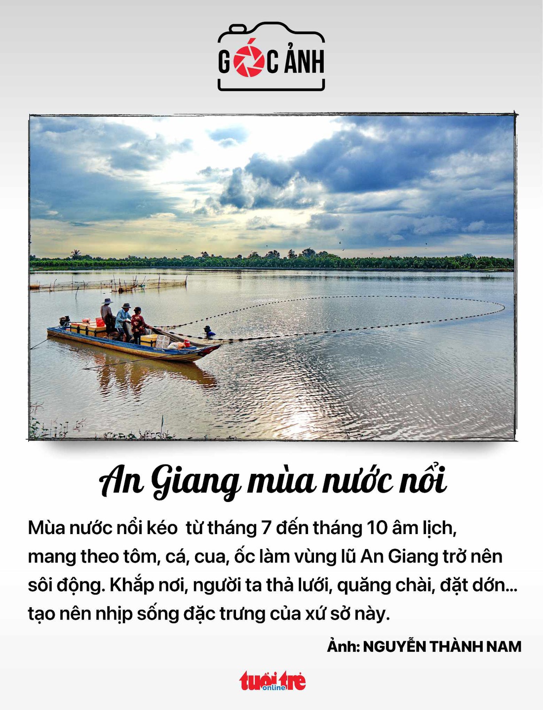 An Giang mùa nước nổi - Ảnh: NGUYỄN THÀNH NAM