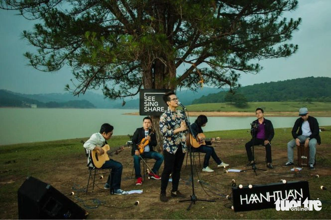 Ca sĩ Hà Anh Tuấn quay nhiều clip ca nhạc tại Đà Lạt