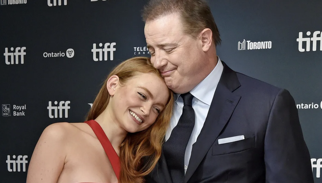 Sadie Sink và Brendan Fraser