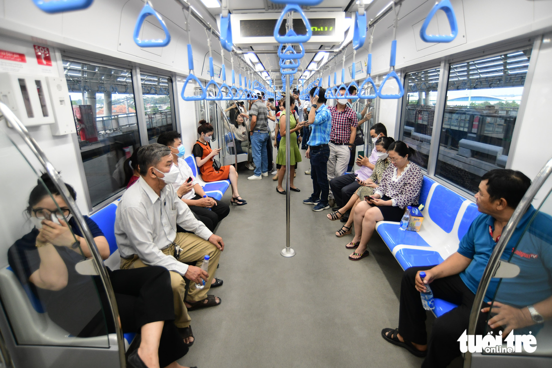 Tàu metro số 1 chạy thử nghiệm vận tốc 50km/h - Ảnh 4.