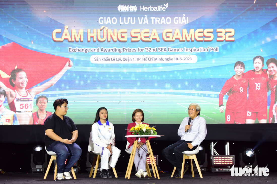 Nhiều thú vị trong lễ trao giải Cảm hứng SEA Games 32 - Ảnh 7.