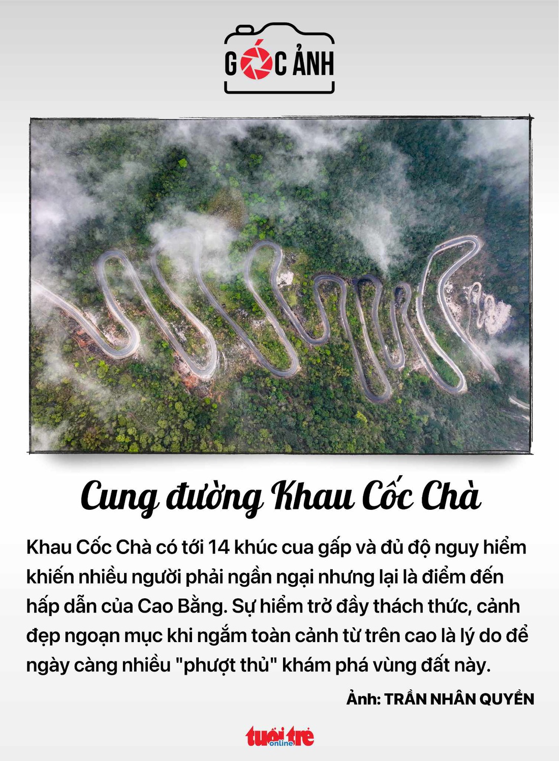 Cung đường Khau Cốc Chà - Ảnh: TRẦN NHÂN QUYỀN