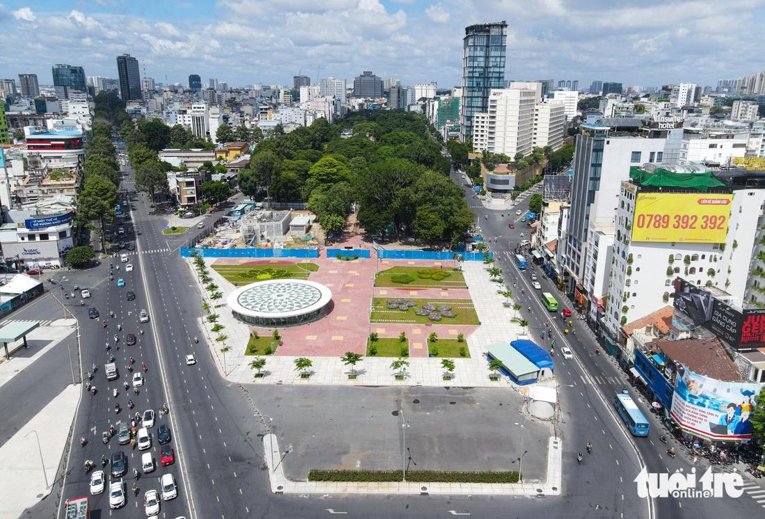 Ga ngầm Bến Thành thuộc metro số 1 (quận 1, TP.HCM) đã hoàn thiện 99%. Tương lai, ga ngầm này sẽ là nơi kết nối của cả tuyến metro 2, 3a và số 4