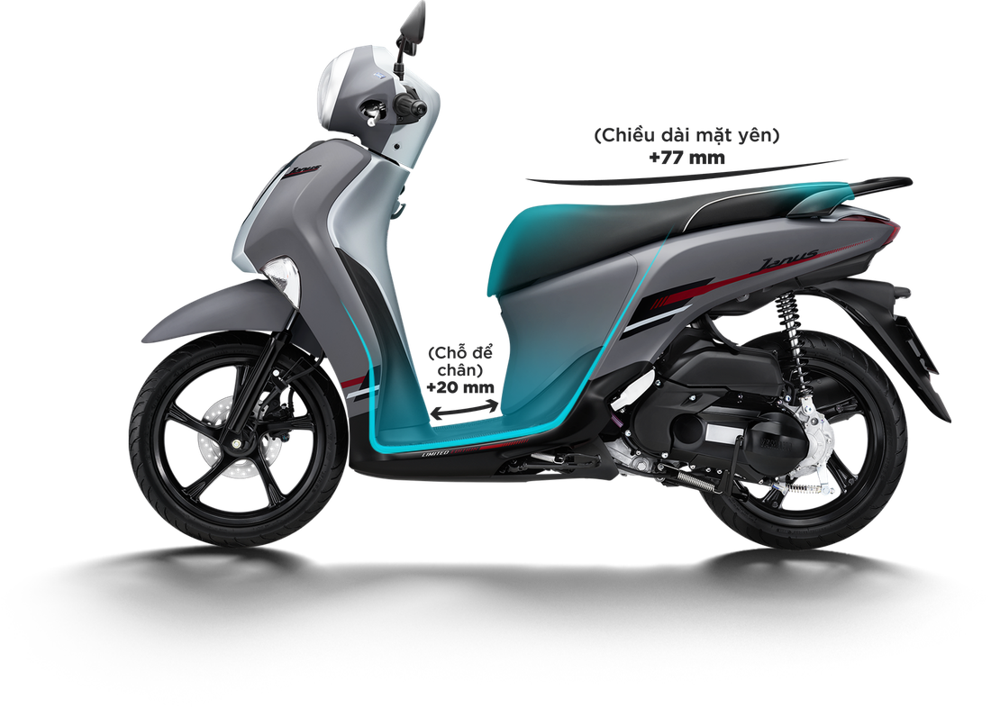 Yamaha Janu 125 ra mắt Việt Nam: - Ảnh 4.