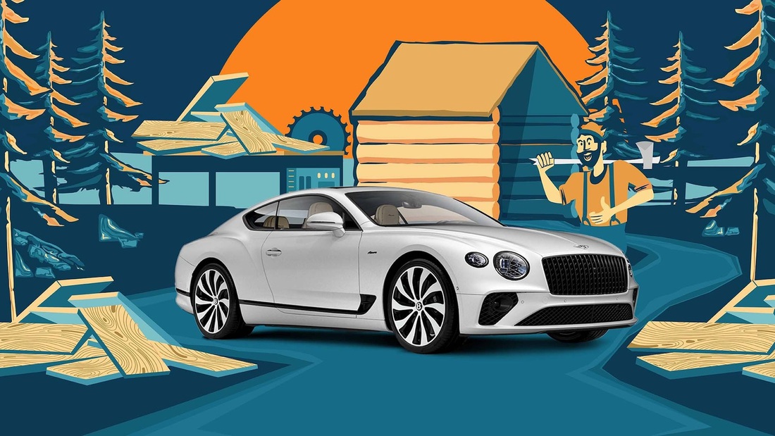 Hành trình của gỗ từ cây lên xe Bentley - Ảnh 1.