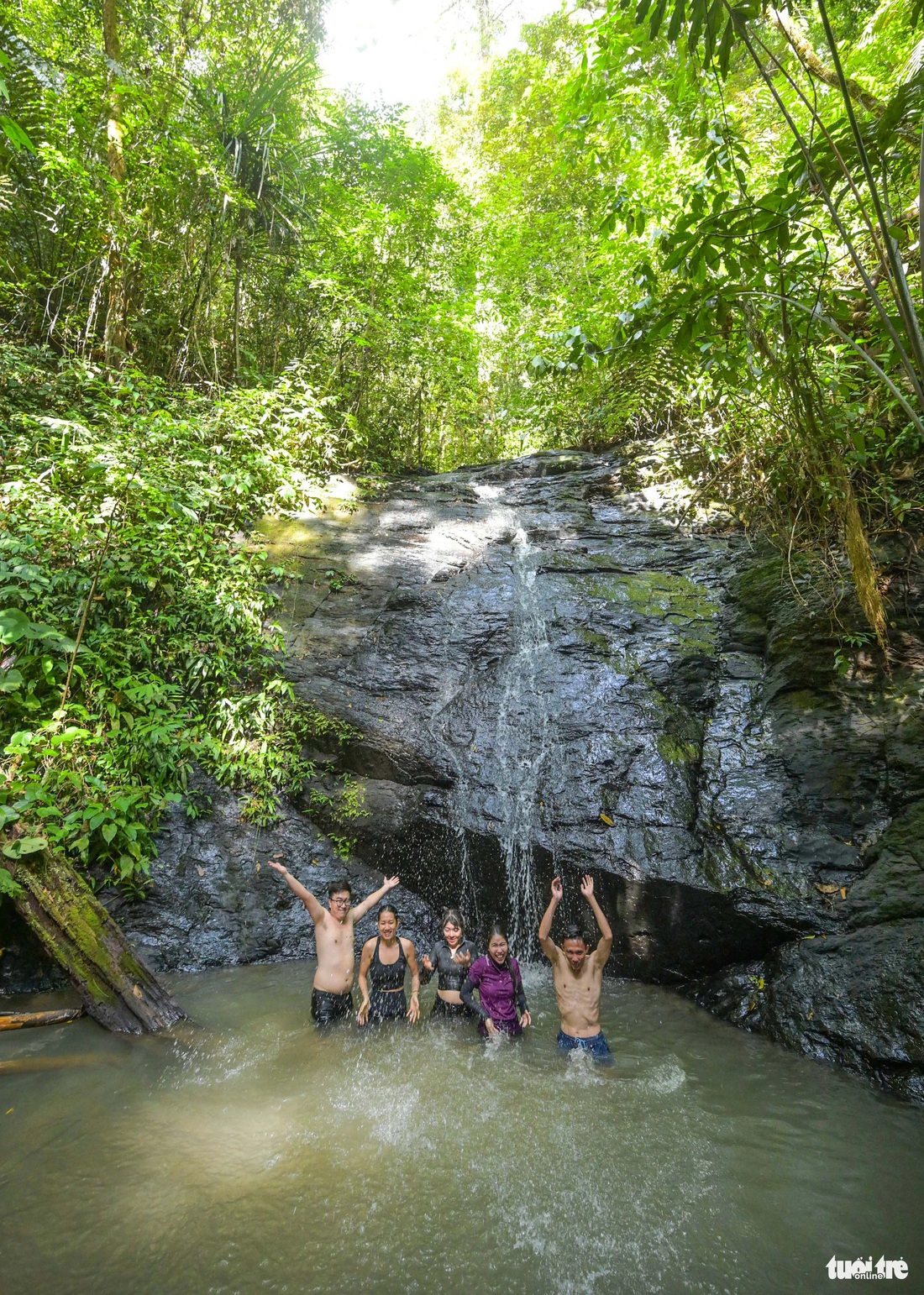 Dòng suối nhỏ trong khu công viên quốc gia Ulu Tempurong (Brunei)