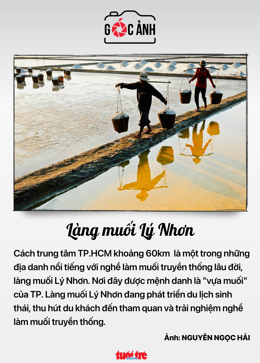 Làng muối Lý Nhơn - Ảnh: NGUYỄN NGỌC HẢI