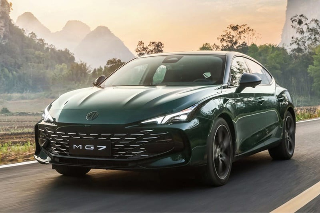 Loạt ô tô Trung Quốc sắp tràn vào Việt Nam: Phần lớn là xe điện, hybrid- Ảnh 13. MG7 là mẫu xe hạng D thiết kế kiểu coupe, trên phân khúc MG5, cạnh tranh nhóm K5, Mazda6 - Ảnh: MG
