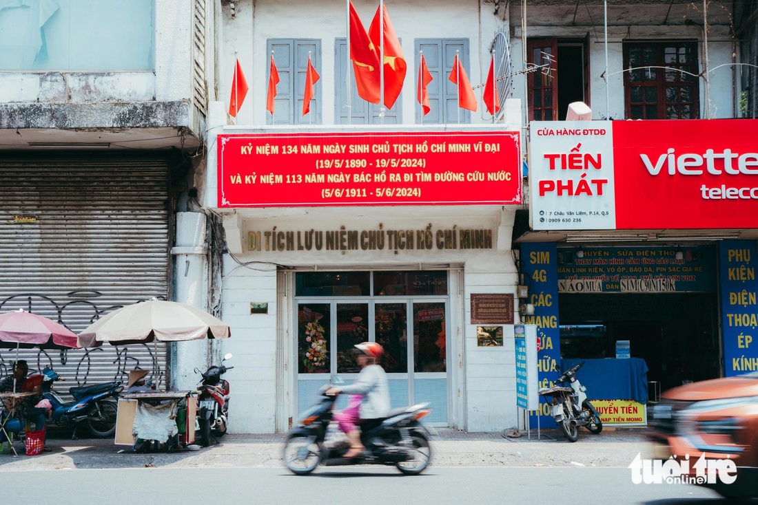 Căn nhà số 5 Châu Văn Liêm, quận 5, TP.HCM nơi Bác từng lưu trú trong thời gian hoạt động cách mạng tại miền Nam - Ảnh: THANH HIỆP