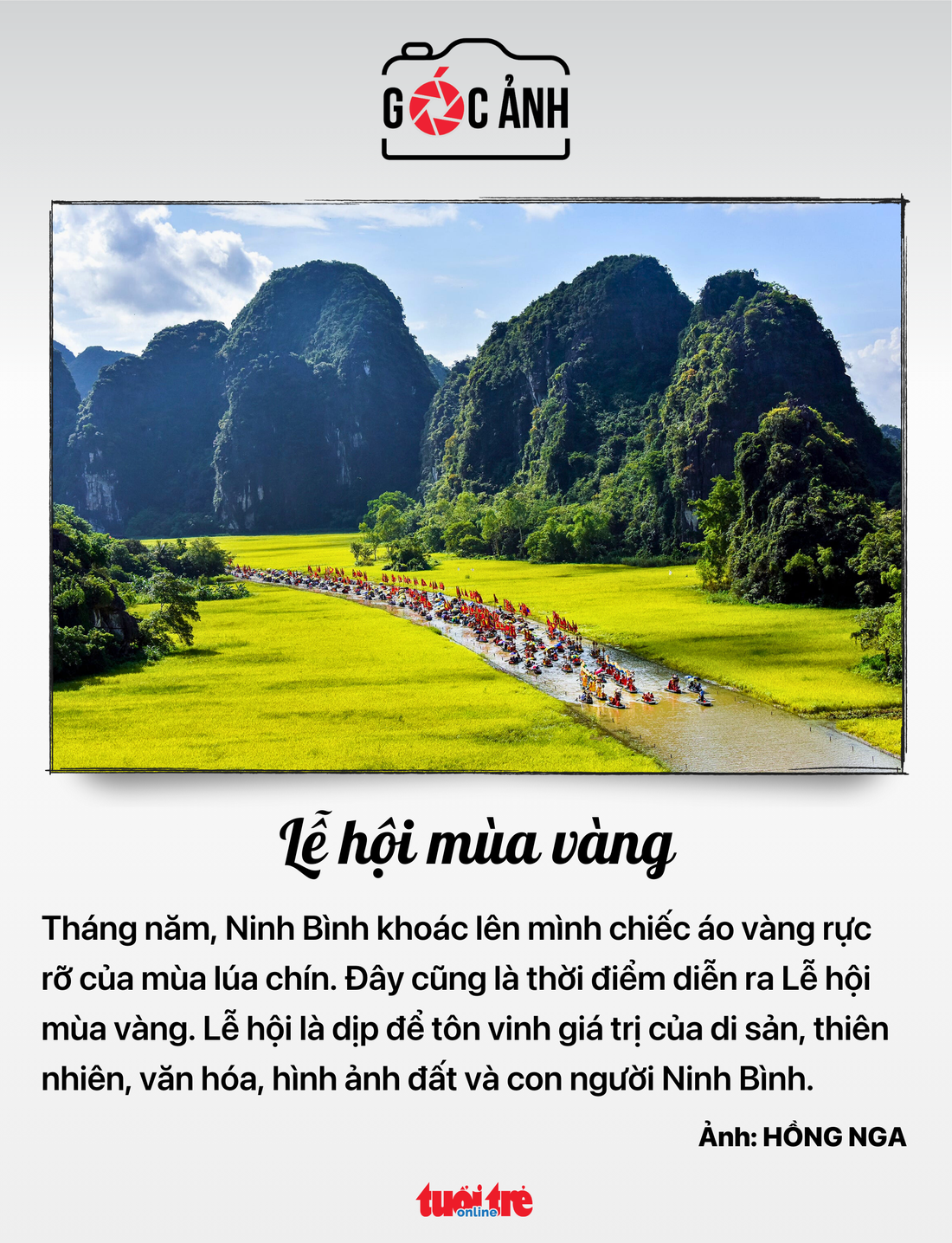 Lễ hội mùa vàng - Ảnh: HỒNG NGA