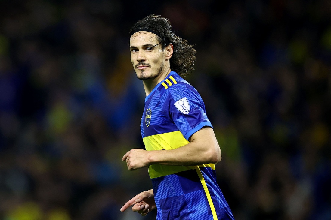 Ở tuổi 37, Edinson Cavani vẫn thể hiện bản năng ghi bàn "sát thủ" trong màu áo CLB Boca Juniors (Argentina), với hiệu suất 14 bàn sau 20 lần ở mùa giải 2023 - 2024 - Ảnh: REUTERS