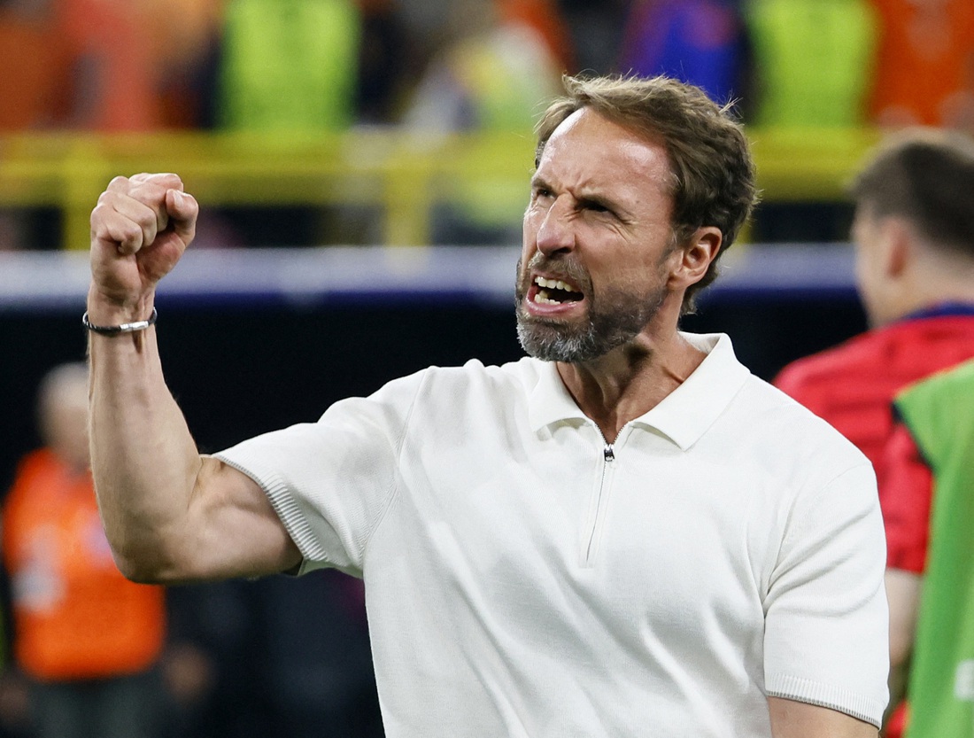 HLV Southgate tự tin tuyển Anh sẽ giành chức vô địch Euro 2024 - Ảnh: REUTERS