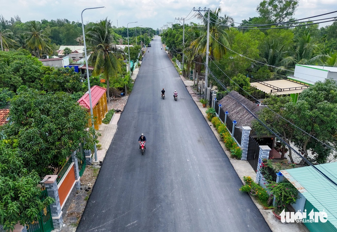 Đường Long Phước nối cầu Long Đại và hai phường ở Thủ Đức đã hoàn thành khang trang- Ảnh 1.