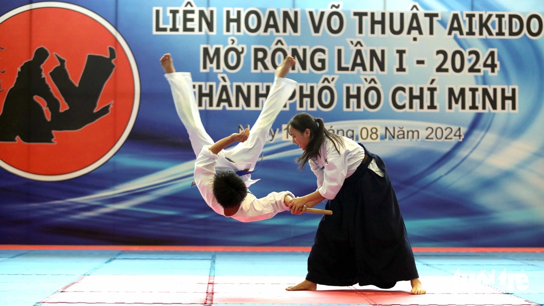 Mãn nhãn với Liên hoan võ thuật Aikido tại TP.HCM - Ảnh 8.