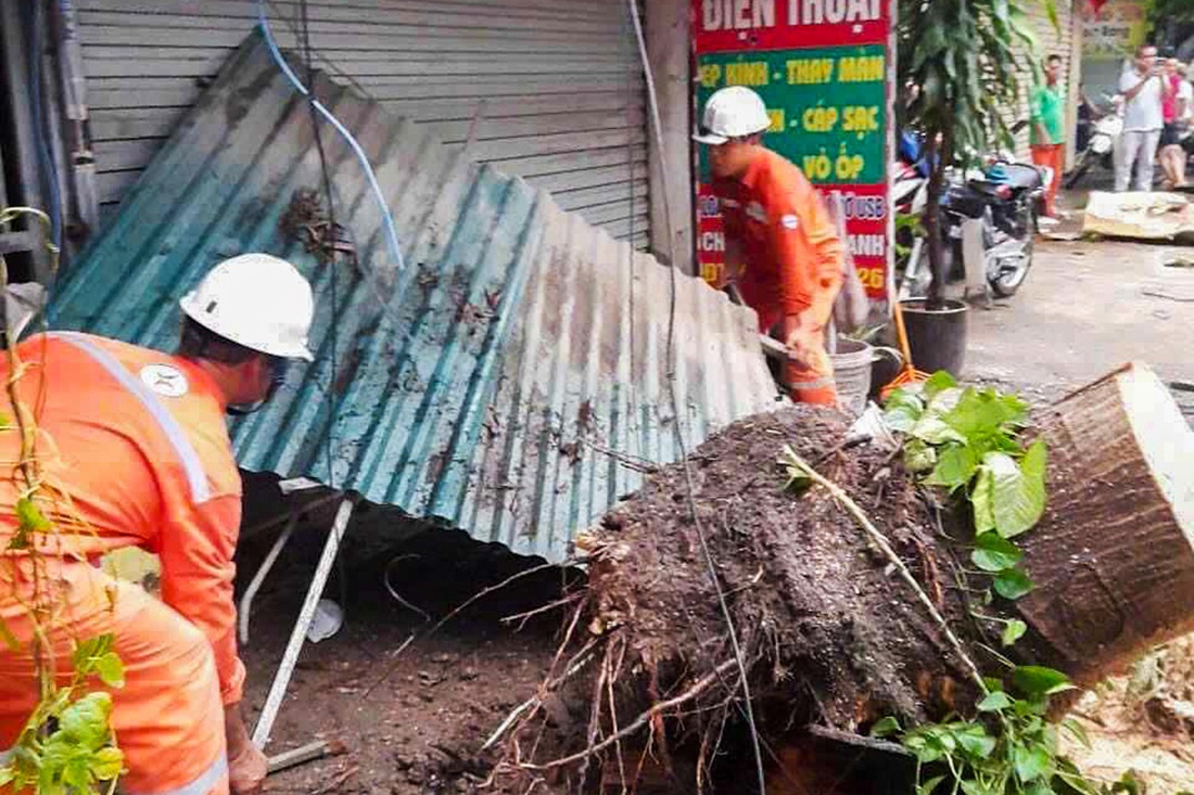 Bão số 3 đã suy yếu thành áp thấp nhiệt đới, nhiều nơi mưa to - Ảnh 28.