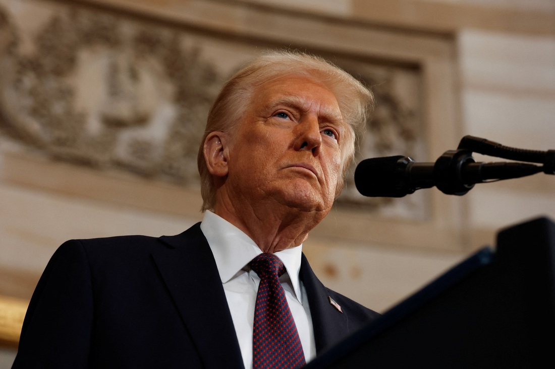 Chùm ảnh: Những khoảnh khắc quanh lễ tuyên thệ nhậm chức Tổng thống Mỹ của ông Trump - Ảnh 6. Những hình ảnh khắc ghi lễ tuyên thệ nhậm chức của Tổng thống Trump - Ảnh 6.