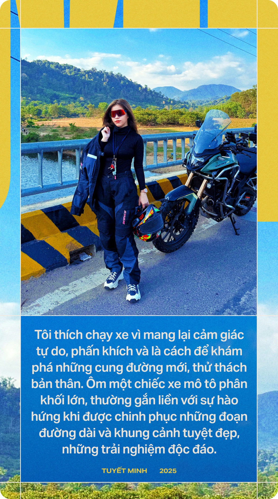 Nữ biker Việt đầu tiên chinh phục đường đèo cao nhất thế giới: 'Tôi chỉ đơn giản là người may mắn' - Ảnh 7.