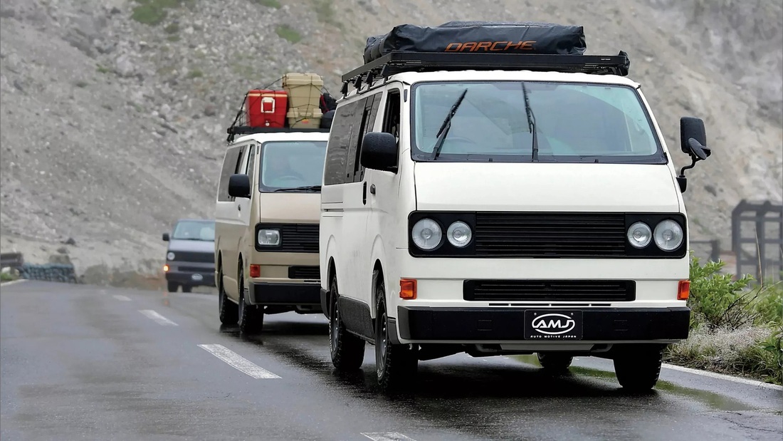 ‘Cá mập’ Toyota HiAce độ như xe Volkswagen: Dáng hoài cổ, phù hợp camping - Ảnh 2.