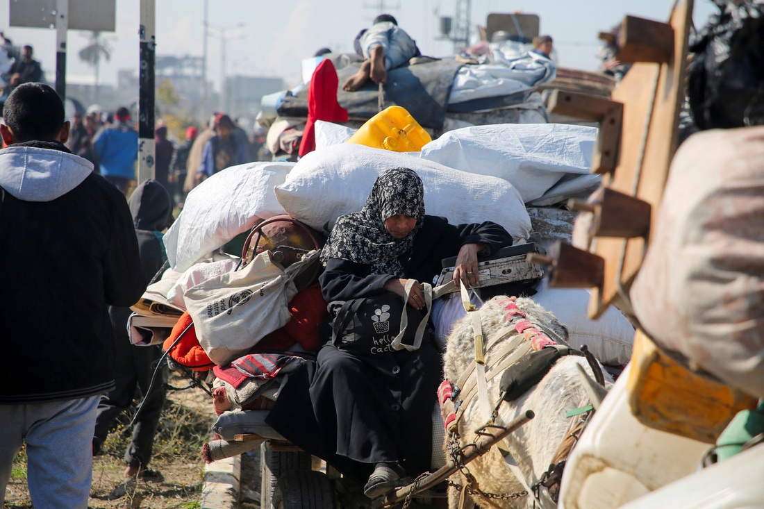 Dân tị nạn Gaza rồng rắn về nhà - Ảnh 6.